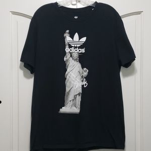 adidas statue of liberty t shirt